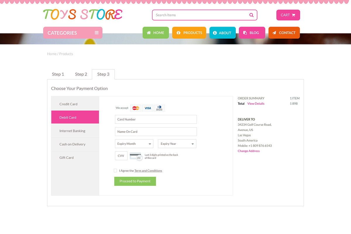 Toy Store PSD Website Template, a Websites & App Template by WebbyTemplates (Photo 6 of 17)