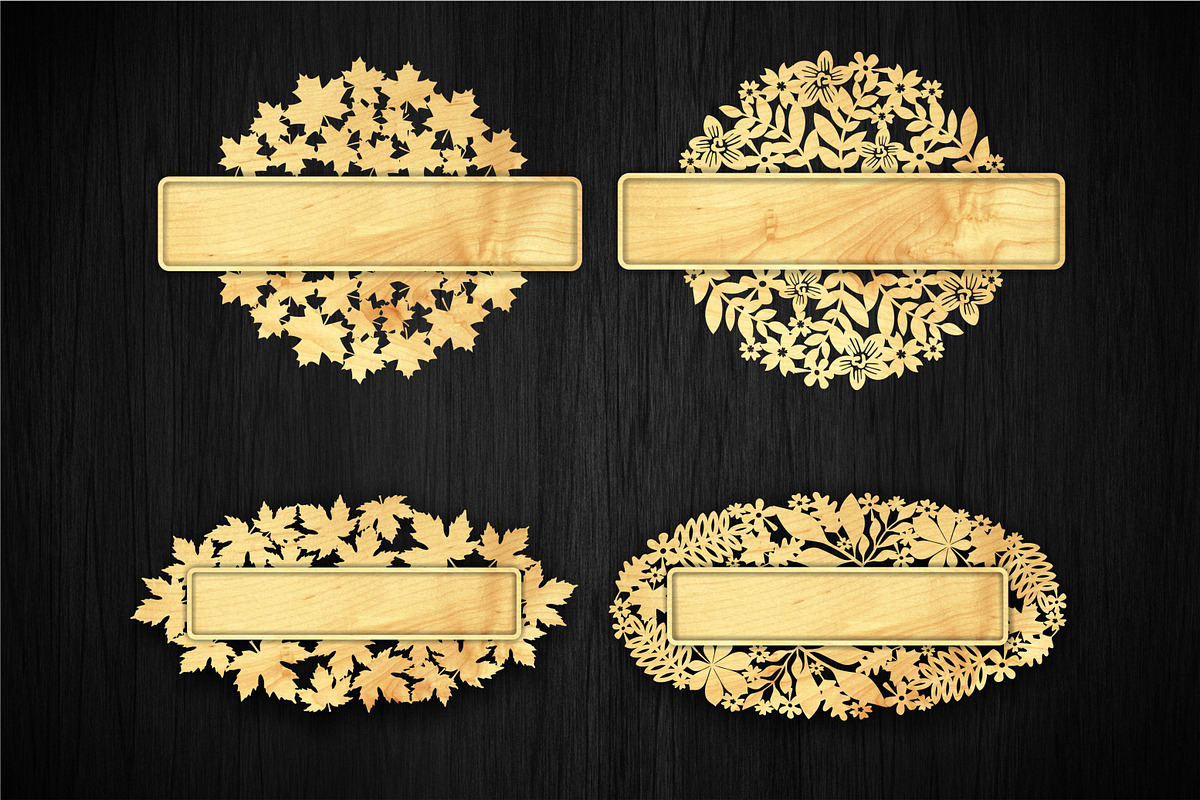 12 Welcome sign | laser cut template, a Pattern Graphic by CncCutModel (Photo 3 of 5)