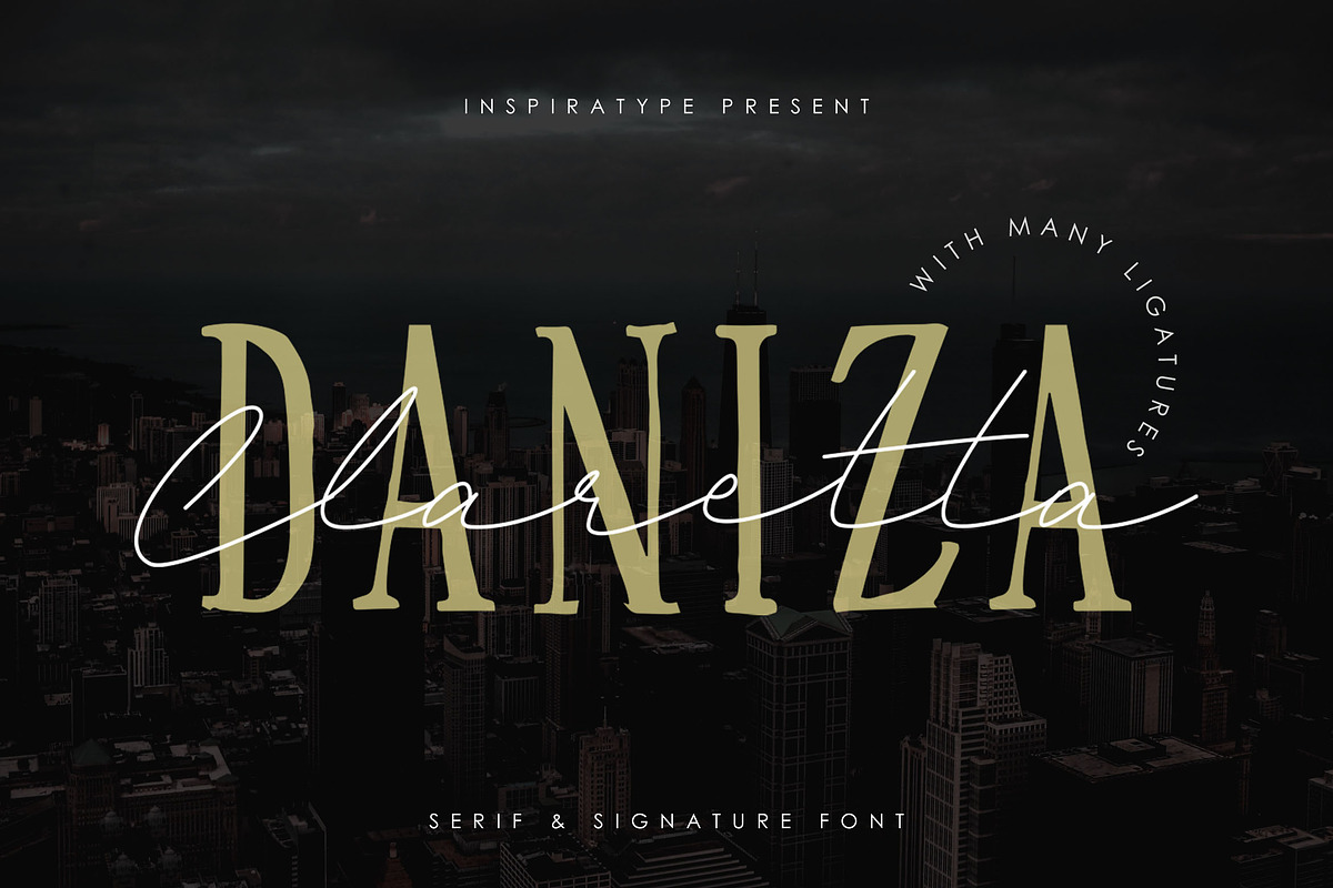 Daniza Claretta - Serif and Signatur