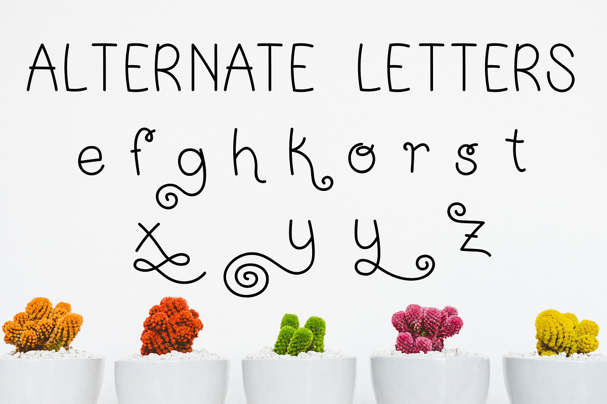 Imagine Zany: a playful font preview 8