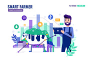 Smart Farmer Illustration, a Person Illustration by Foxyard studio (Thumbnail 4 of 6)
