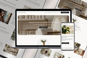 Esthetician Website Template