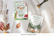 Woodland Boy Shower Invitation Temp, an Invitation Template by Snapybiz (Thumbnail 11 of 11)