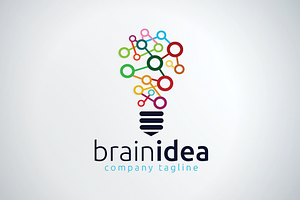 Brain Logo Template