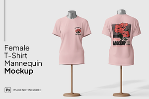 T-Shirt Mockup - Front View, a Shirt Mockup by graphicsauce