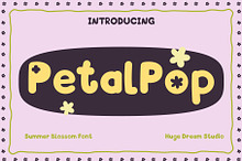 PetalPop – Summer Blossom Font