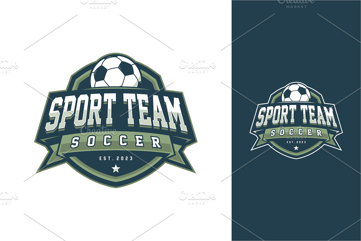 Soccer Football Badge Logo Design, a Branding & Logo Template by jundio studio