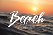 Beach | Script Font, a Script Font by Scratchones (Thumbnail 1 of 8)