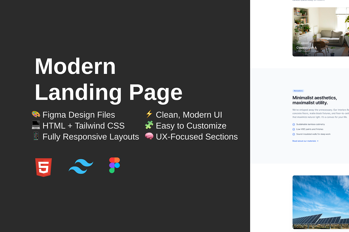 Fancy House Landing Page, a Landing Page Template by PetersTouch Creative (Photo 1 of 3)