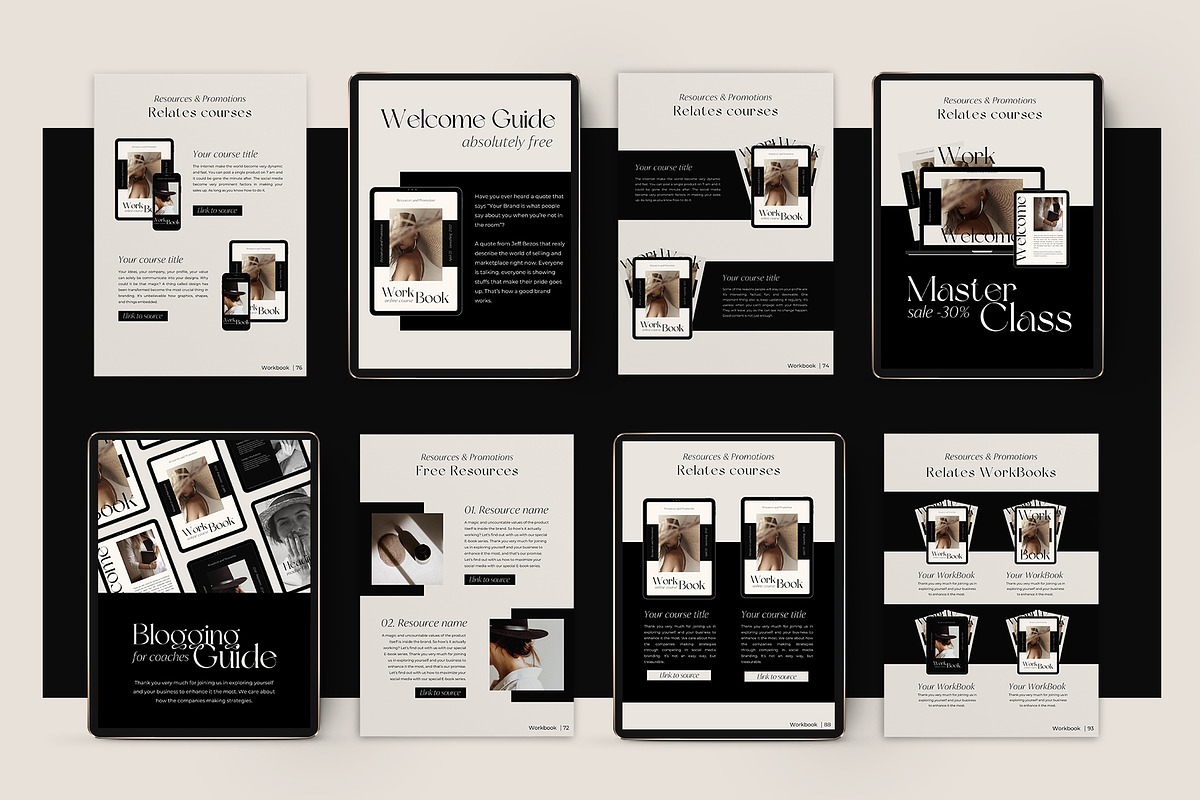 WorkBook for Coaches | CANVA preview 5