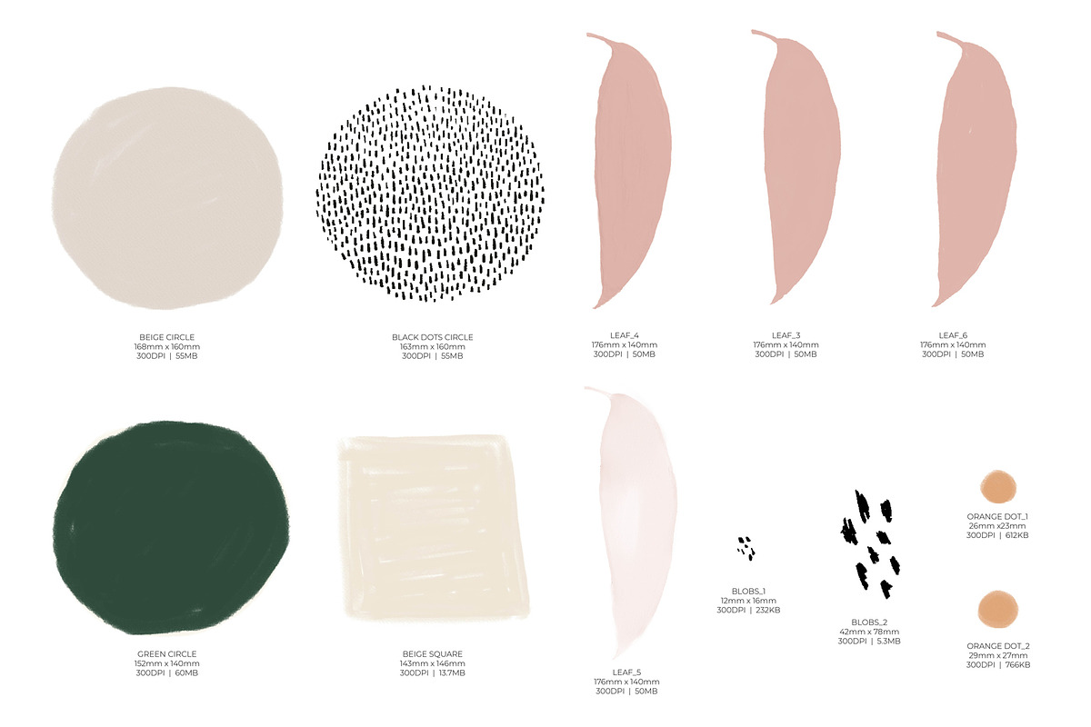 Organic Shapes Seamless Pattern Set, a Pattern Graphic by bron.alexander (Photo 7 of 7)