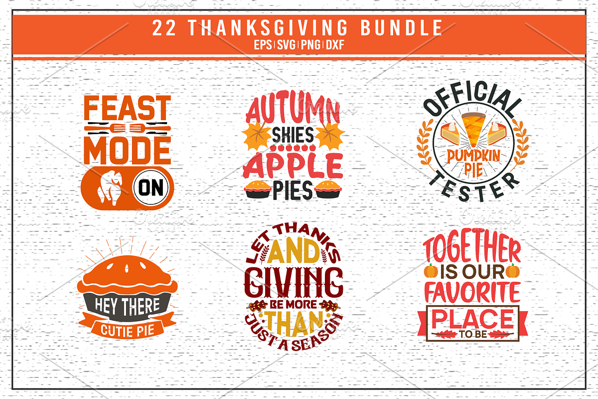 Thanksgiving quotes svg bundle, a Graphic by Uniquesvg99 (Photo 5 of 5)