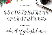 White Snowfall Script Font, a Script Font by Creativeqube Design (Thumbnail 2 of 9)