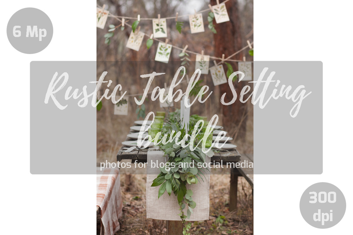 Rustic table setting Bundle, a Food & Drink Photo by Marine Girl shop (Photo 5 of 6)