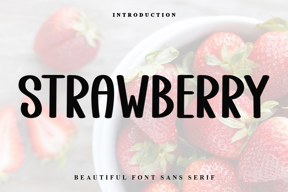 Strawberry, a Script Font by FreshTypeINK (Photo 1 of 8)