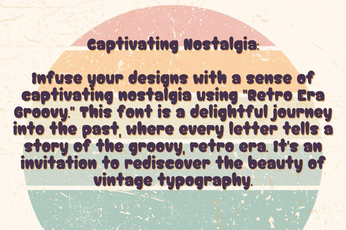 Retro Era Groovy, a Handwritten Font by Charmingbear59.design (Photo 3 of 5)