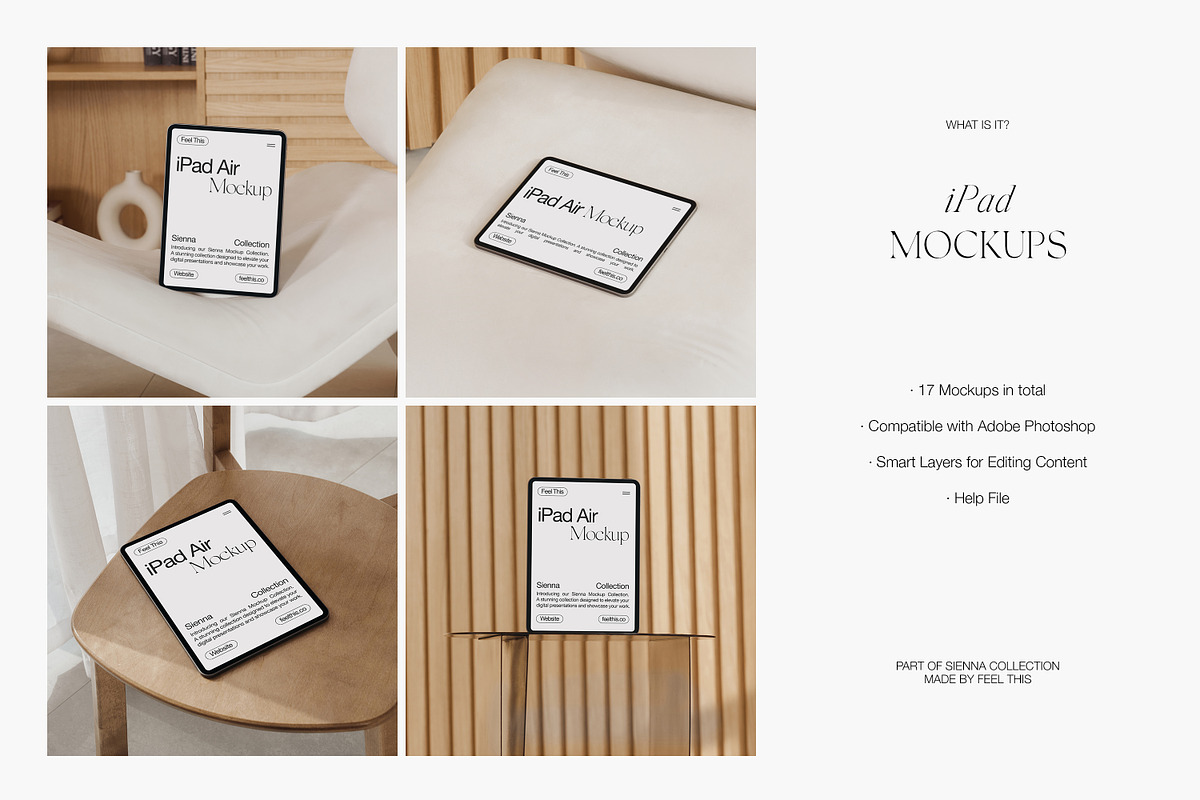 iPad Air Mockups, an iPad Mockup by Feel This (Photo 2 of 8)