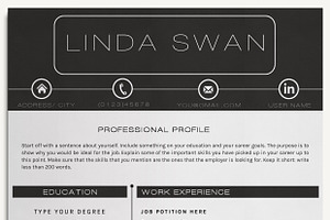 Professional Resume Template 40%Off