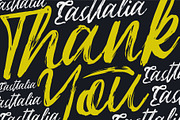 Easttalia - Handdrawn Script, a Script Font by Garisman Std (Thumbnail 8 of 8)