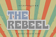 THE REBEEL Retro Groovy Font
