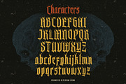 Burn Till Black Typeface, a Blackletter Font by alit design (Thumbnail 7 of 20)
