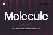GC Molecule - Refined Sans Serif, a Sans Serif Font by Glyphonic (Thumbnail 1 of 15)