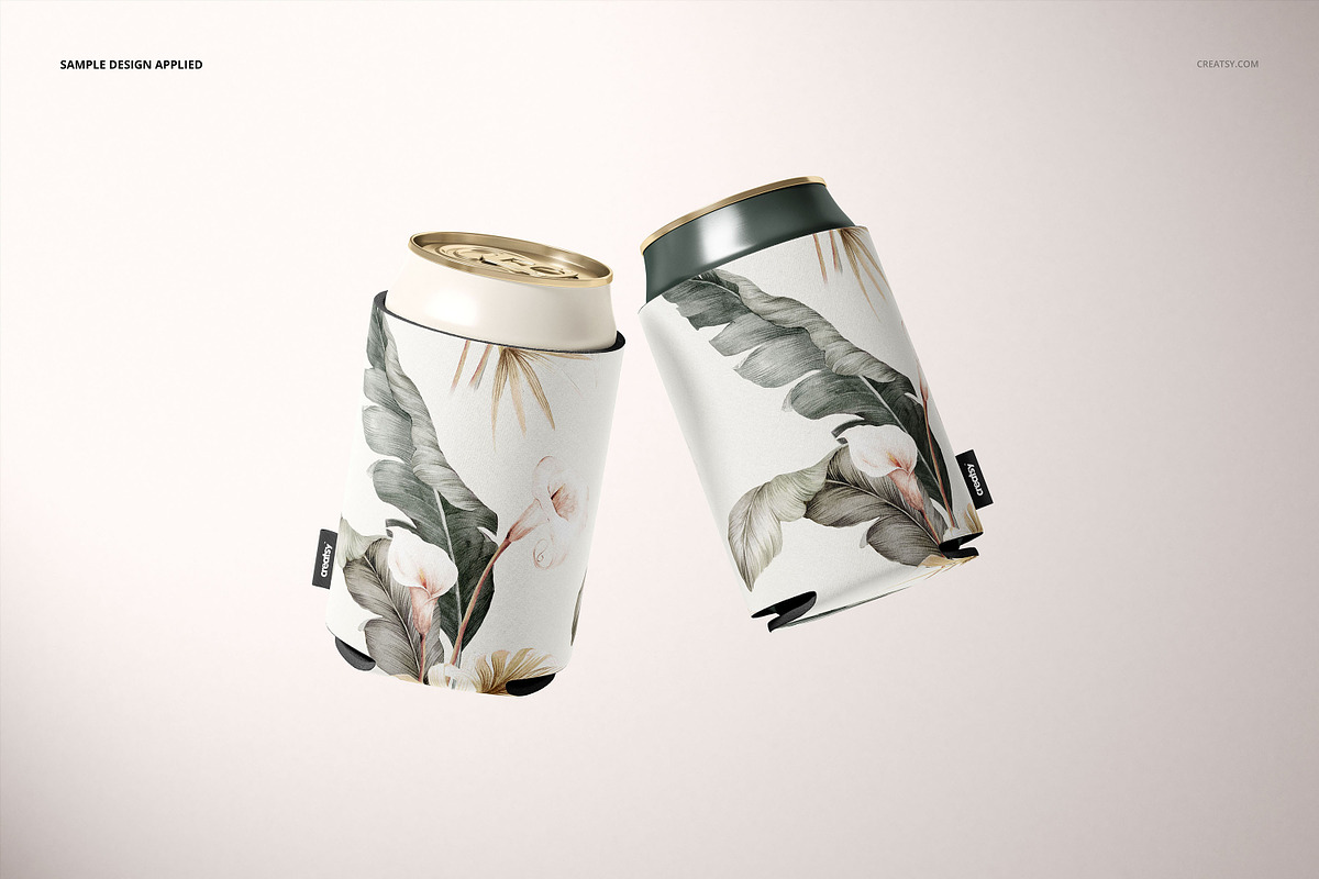 Neoprene Can Cooler Mockup Set, a Cups & Container Mockup by creatsy5 (Photo 4 of 15)