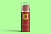 Airless Pump Cosmetic Bottle Mockup, a Cups & Container Mockup by Digitalphaser (Thumbnail 3 of 5)