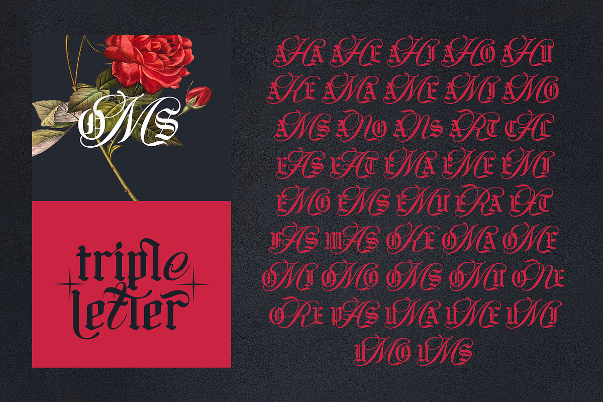 Boomsong Typeface, a Blackletter Font by alit design (Photo 8 of 16)