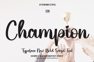 Champion Script Font