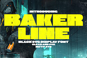 Bakerline SVG, a Sans Serif Font by Rillatype (Thumbnail 1 of 9)