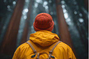 A male hiker with a backpack is, a Sports & Recreation Photo by ZinetroN
