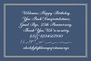 Aaron Script, a Script Font by Seniors (Thumbnail 4 of 5)