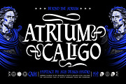 Virtus Gloria Typeface, a Blackletter Font by alit design (Thumbnail 9 of 16)