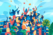 People Party Time, a Person Illustration by Hurcastock! (Thumbnail 5 of 9)