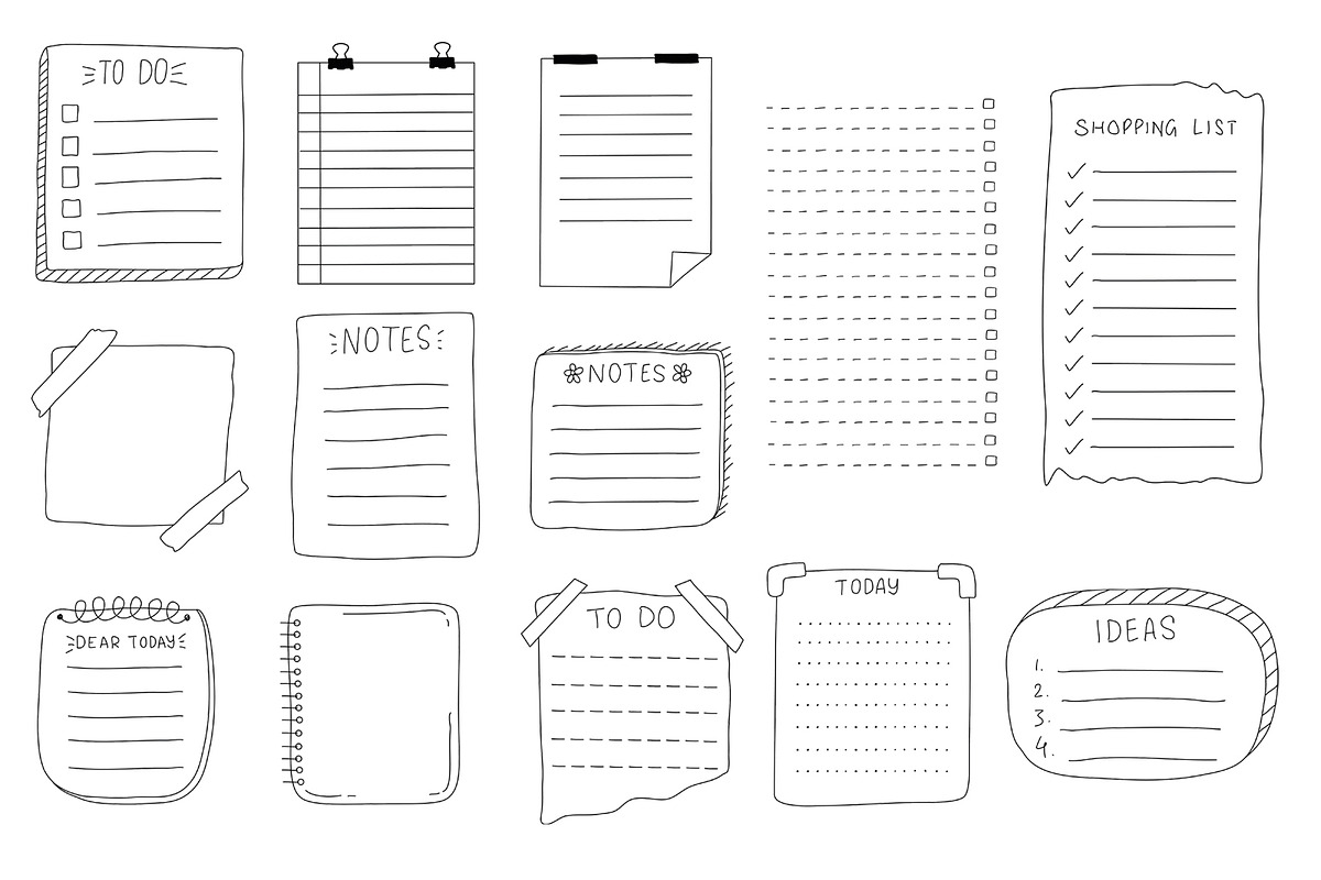 Journal/Planner elements-Vector Icon, an Icon by aivos (Photo 3 of 7)