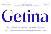 Getina Serif Super Family 243 Fonts, a Serif Font by IM Studio (Thumbnail 1 of 12)
