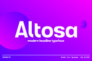 GR Altosa Typeface, a Sans Serif Font by Garisman Std (Thumbnail 1 of 12)