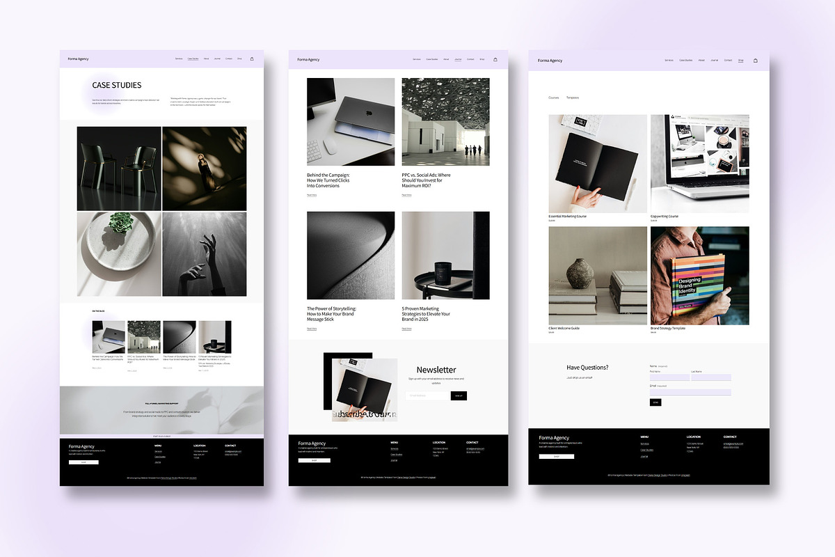 Squarespace Template for Consultants, a Squarespace Template by ItsDianaDesign (Photo 3 of 5)
