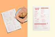 Premium Restaurant Menu Template Set, a Print Template by Soigné Branding Studio (Thumbnail 1 of 11)
