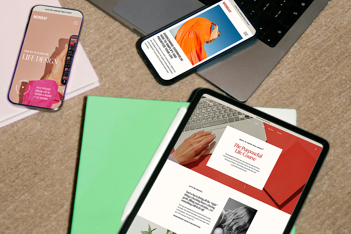 Monday: Squarespace 7.1 Template, a Squarespace Template by The Styled Square (Photo 7 of 9)