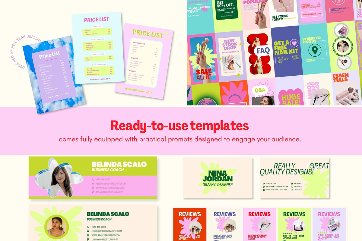 Bold Business Branding Starter Kit, a Branding & Logo Template by Hell Yeah Designs (Photo 14 of 17)