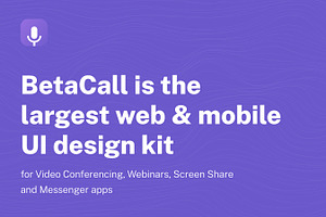 BetaCall - Web & Mobile UI Kit