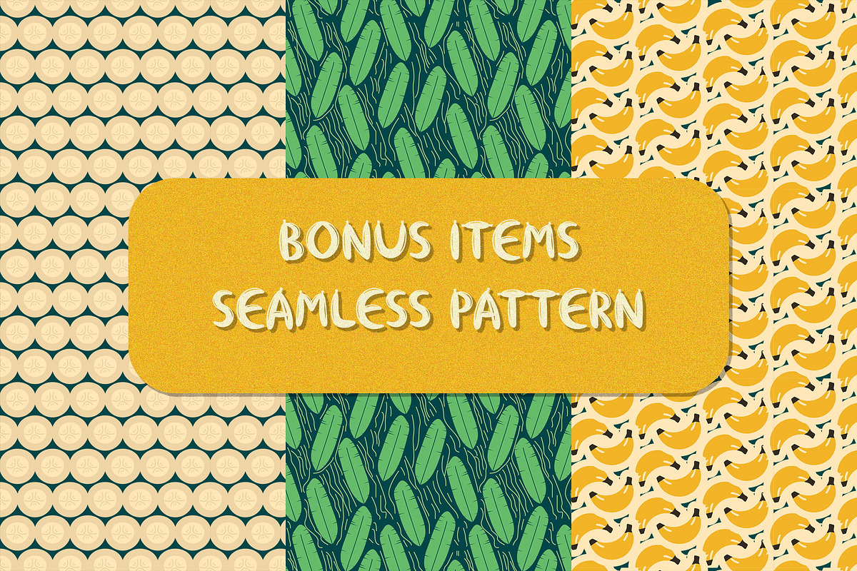 Banacake – Playful Banana Font, a Handwritten Font by NTC Graphic (Photo 7 of 9)