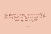 Something Peach, a Script Font by Paul Hewitt (Thumbnail 6 of 9)