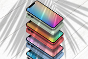 3D iPhone Presentation Mock-Up 08, an iPhone Mockup by Graphicsworld125 (Thumbnail 4 of 8)