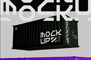 Cargo Container Mockup, a Mockup by hiddemaru (Thumbnail 3 of 4)