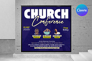 Church Conference Flyer Template, a Graphic by graphicforest (Thumbnail 1 of 3)
