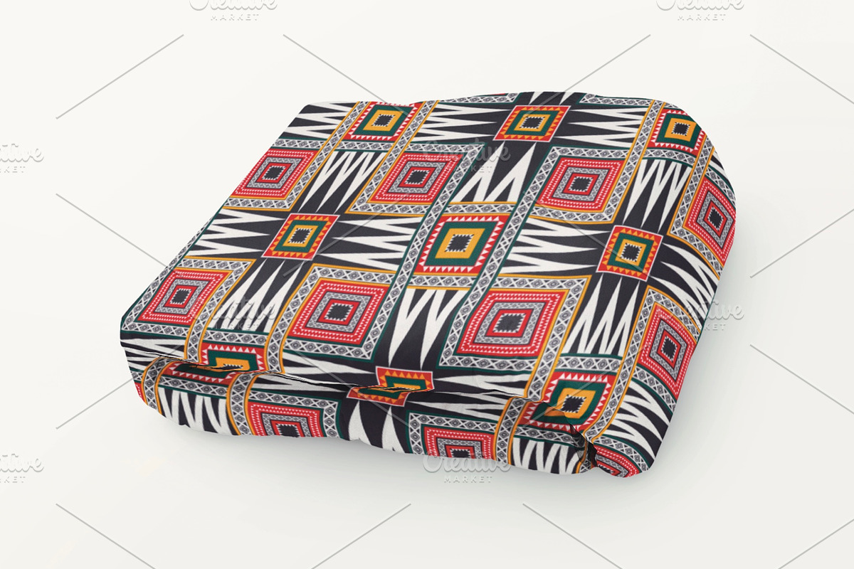 Colorful African Geometric Pattern, a Pattern Graphic by PPEthnicDecorPattern (Photo 6 of 9)