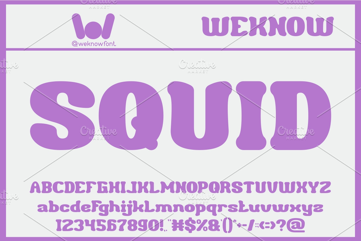 Seafood font, a Font by weknow (Photo 4 of 5)